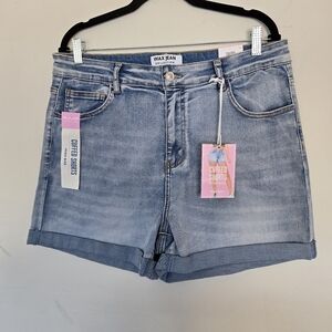 Wax Collection Cuffed 4" Denim Shorts Women's 2XL Summercore Vacation Outdoors